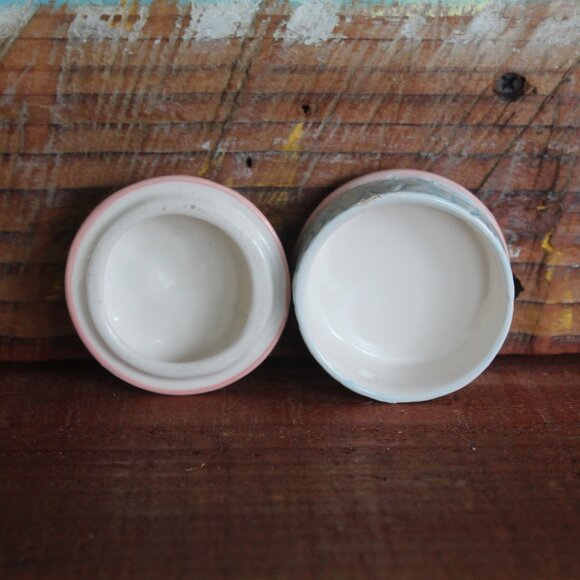 JCM Ceramic Floral Ring Dish Trinket Box - Picture 7 of 10